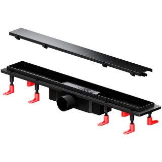 Душевой лоток AM.PM PrimeFlow 60 W02SC-U11-060-04BM с Черной матовой решеткой / под плитку Tile